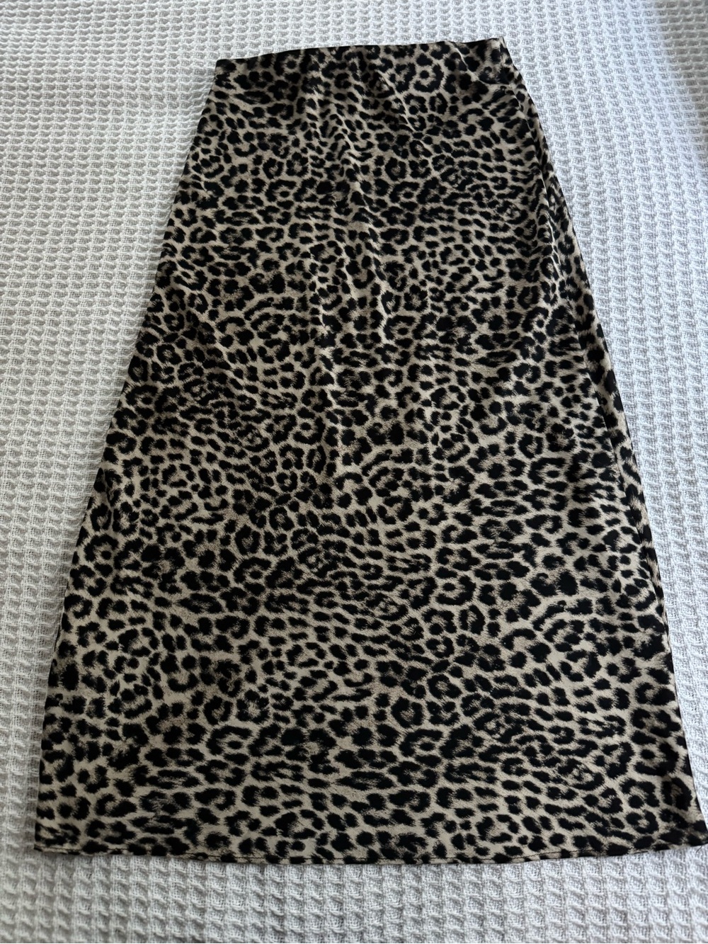 Alya Leopard Print Midi Skirt - Black and Tan - Picture 5 of 5